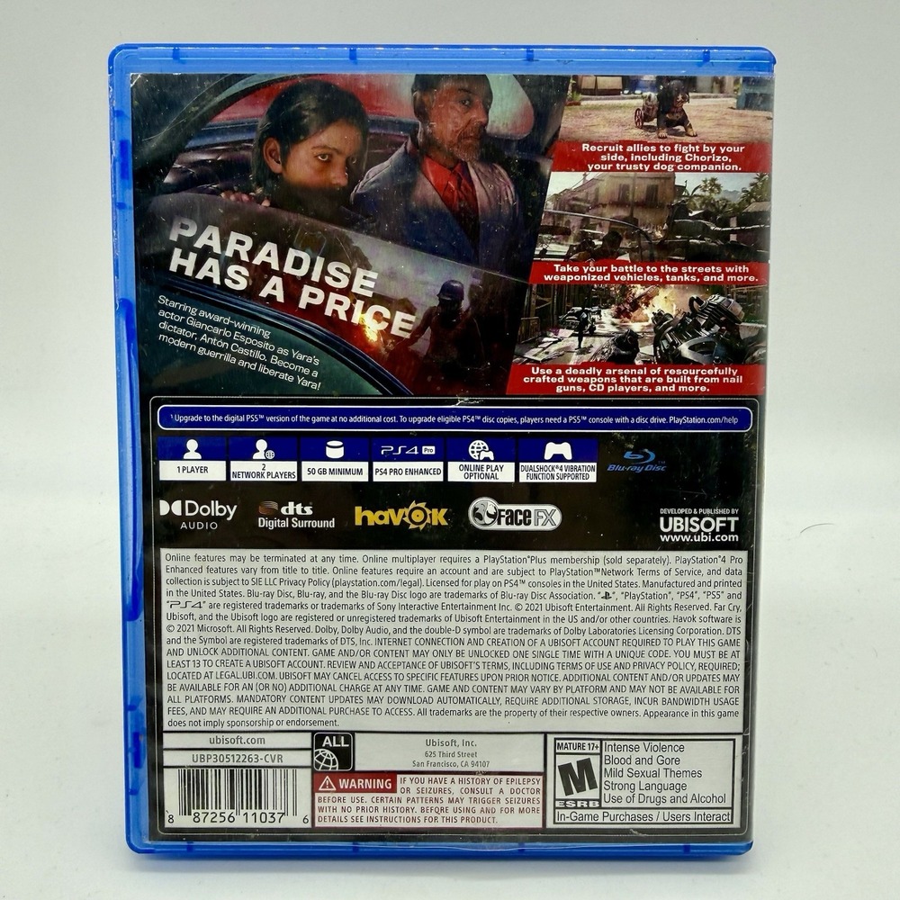 Far Cry 6‎ For Sony PlayStation 4, No Manual Tested - Picture 2 of 3